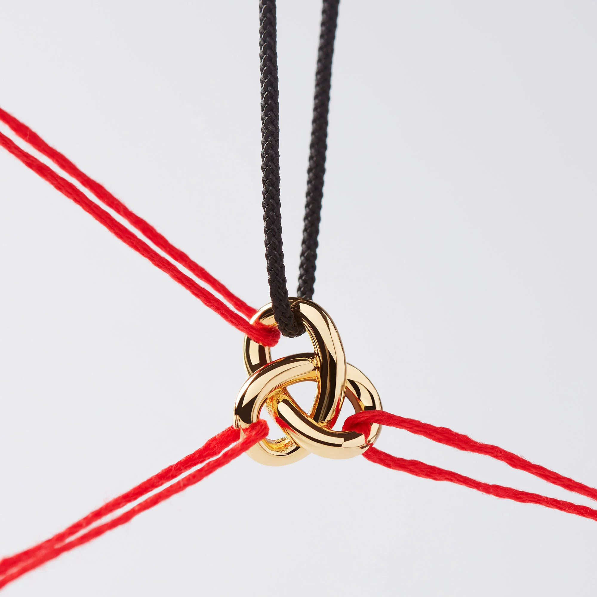 Amara Cord Necklace Gold - Image 5