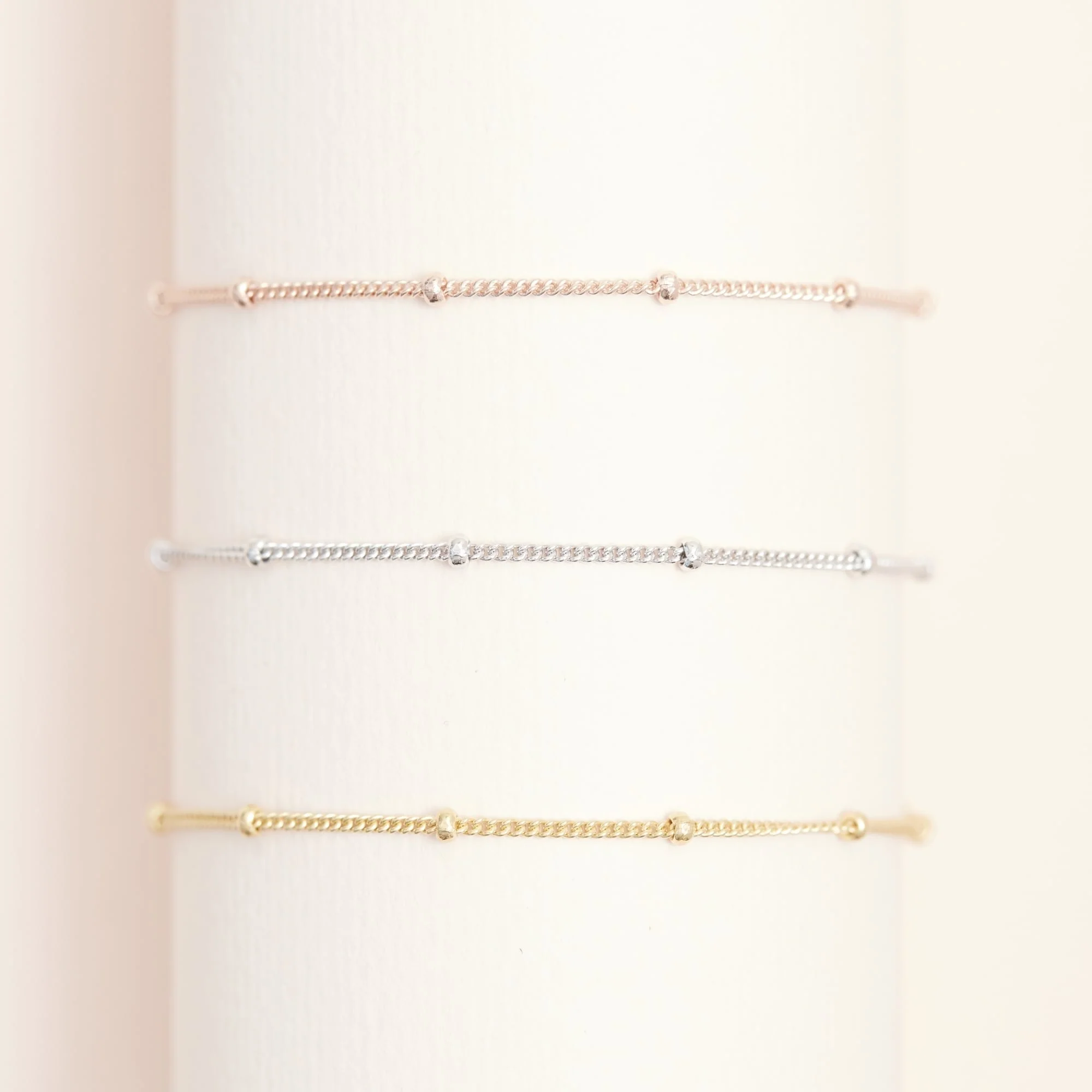 Bead Bracelet Silver - Image 3