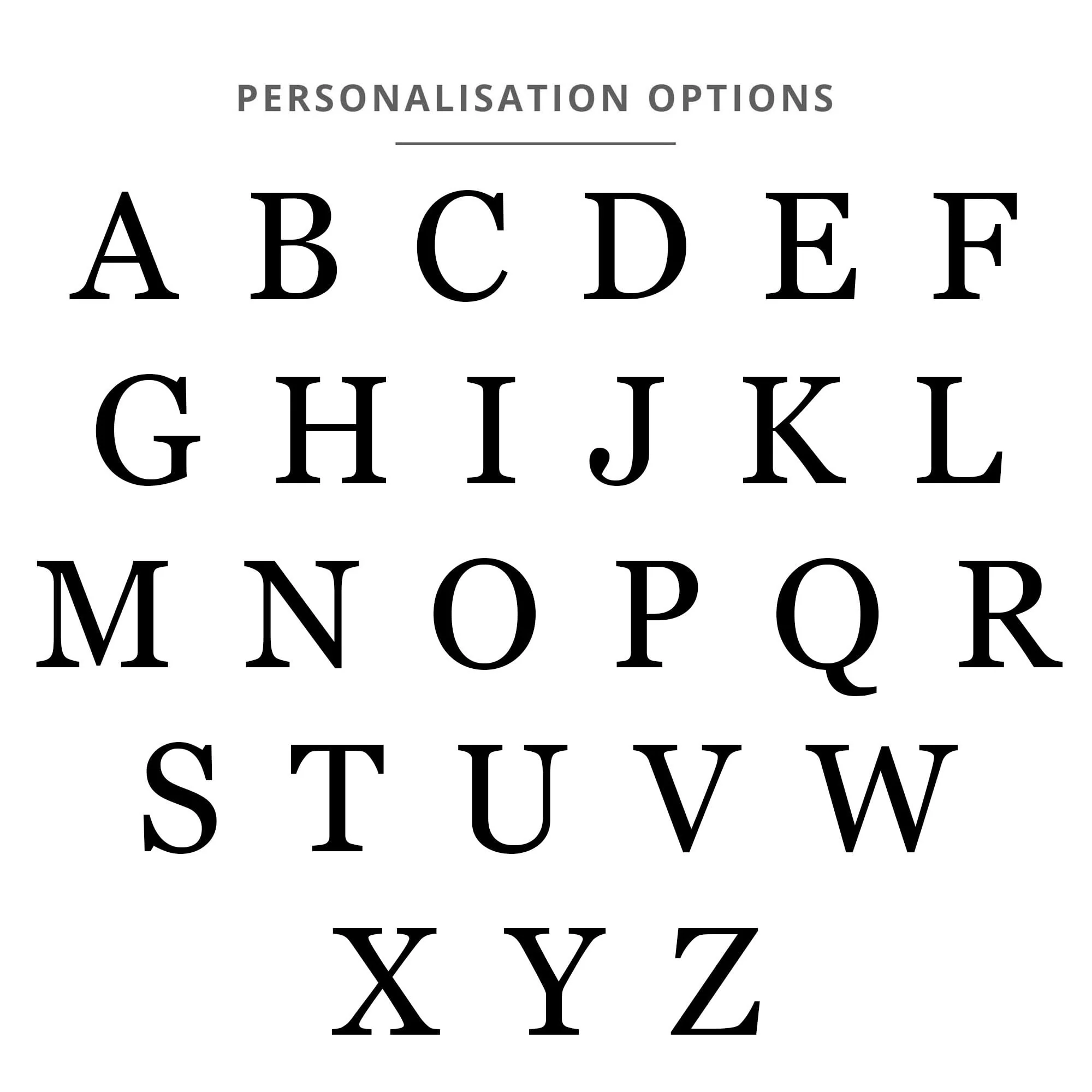 Moon Initial Necklace Layering Set in Silver - Image 4