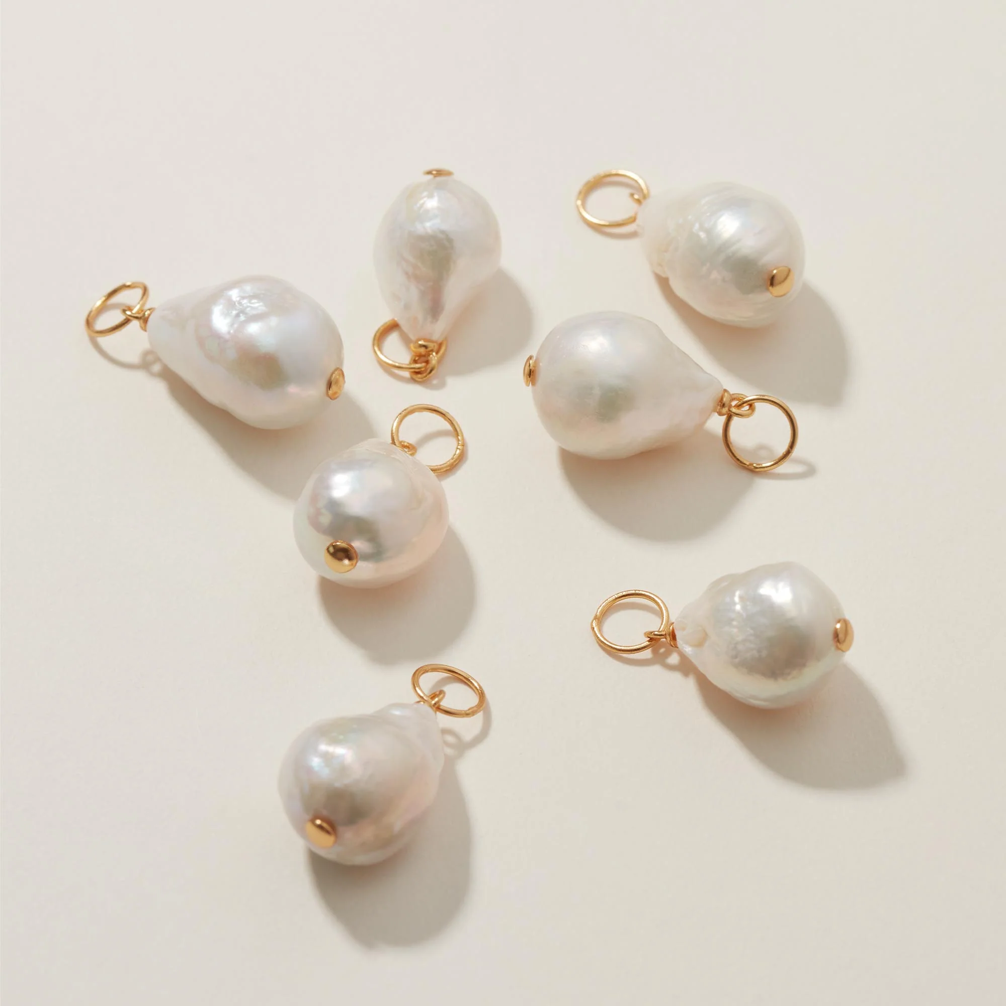 Freshwater Pearl Drop Earrings Silver - Image 4