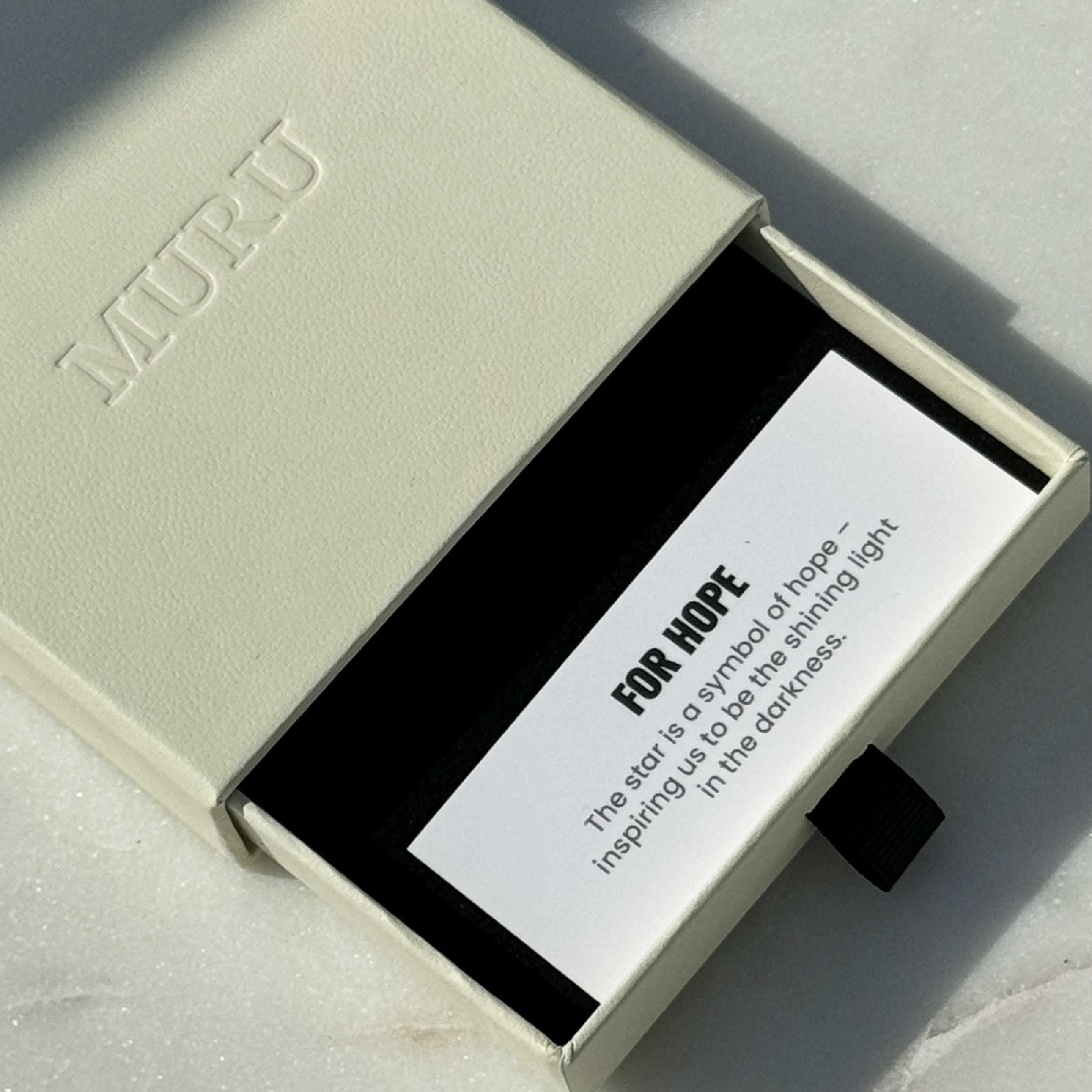 Star Huggie Hoop Earrings Silver - Image 3