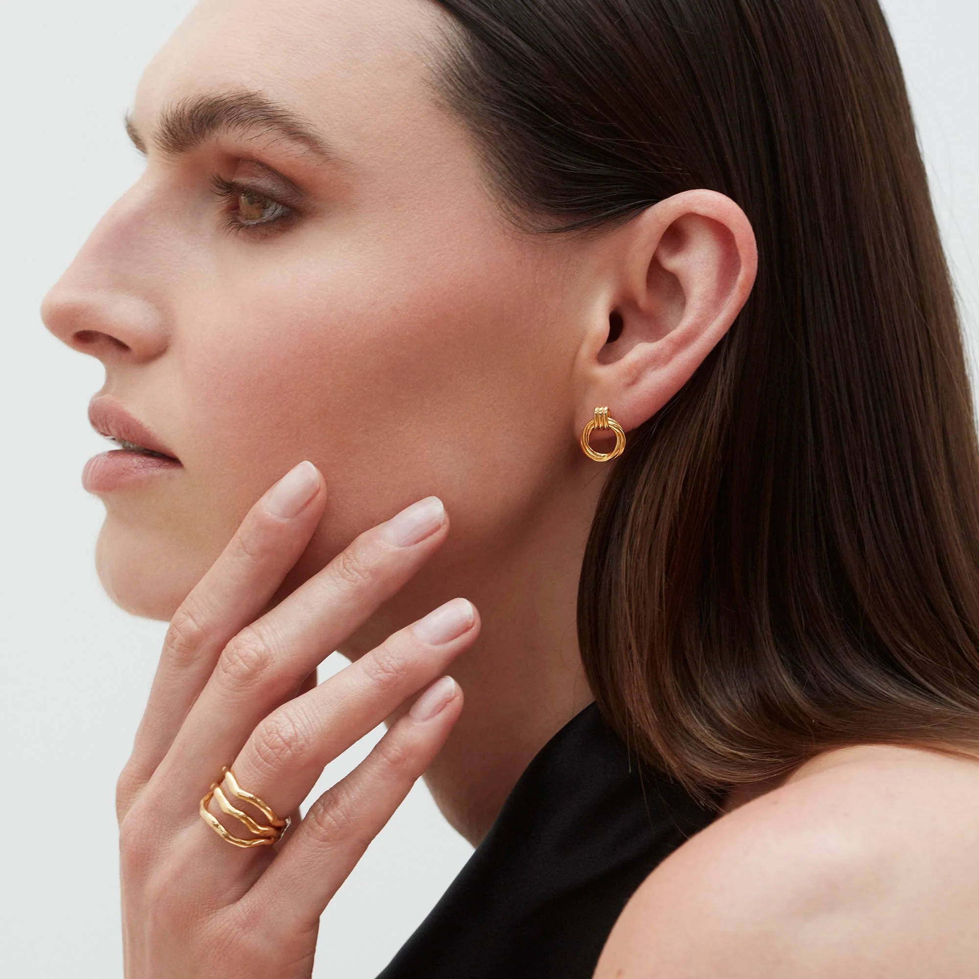 Karma Studs Silver - Image 4