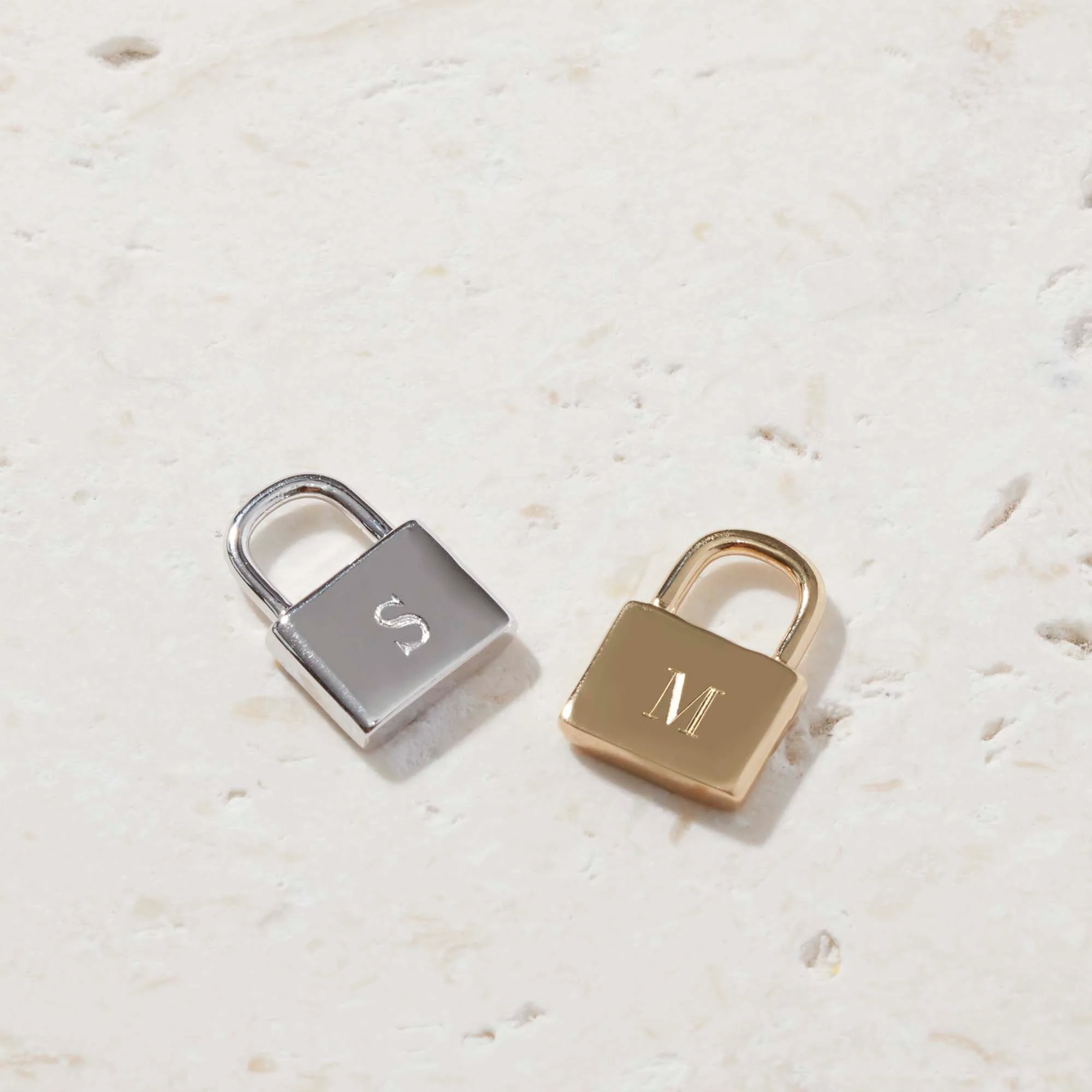 Padlock Necklace Silver - Image 3