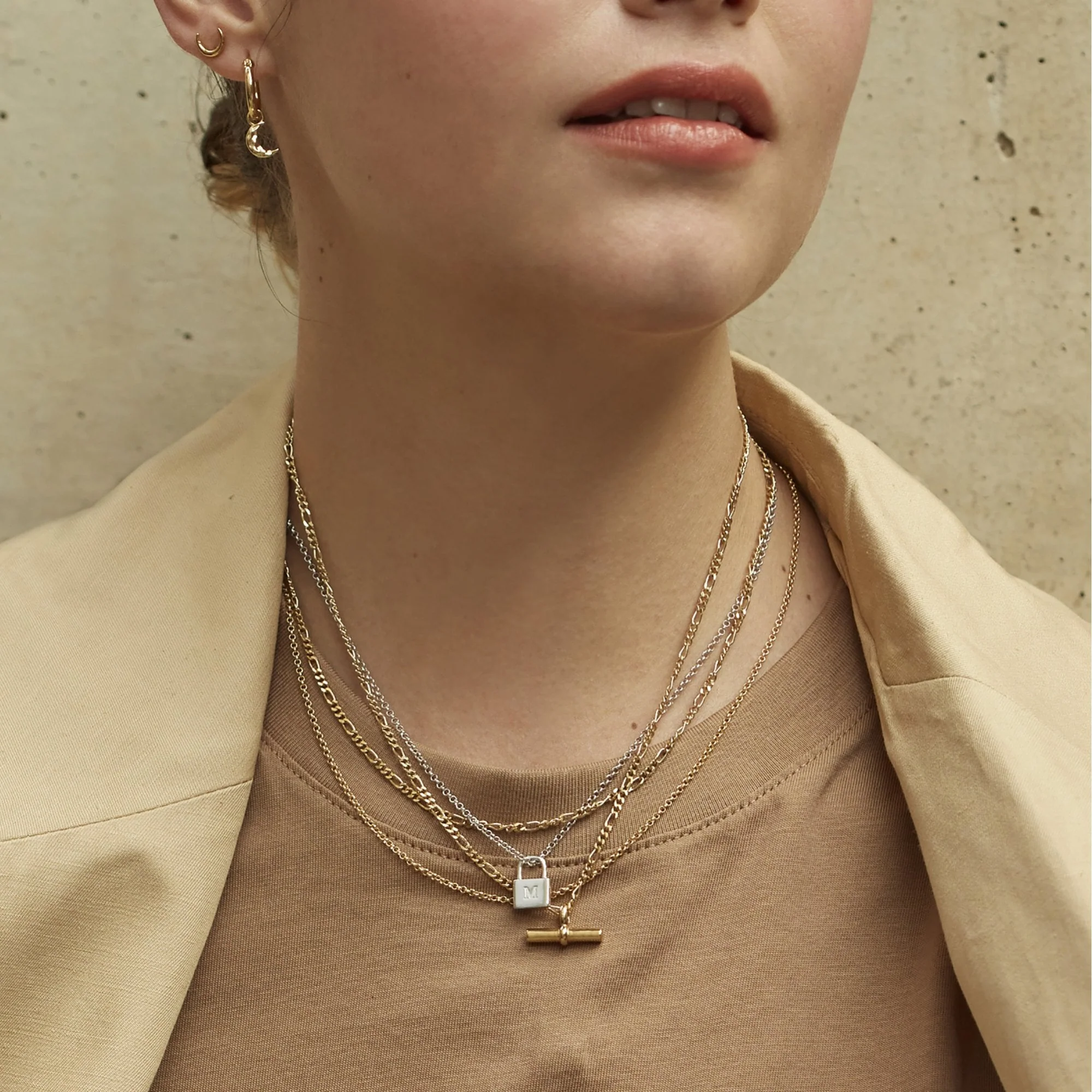 Padlock Necklace Silver - Image 5