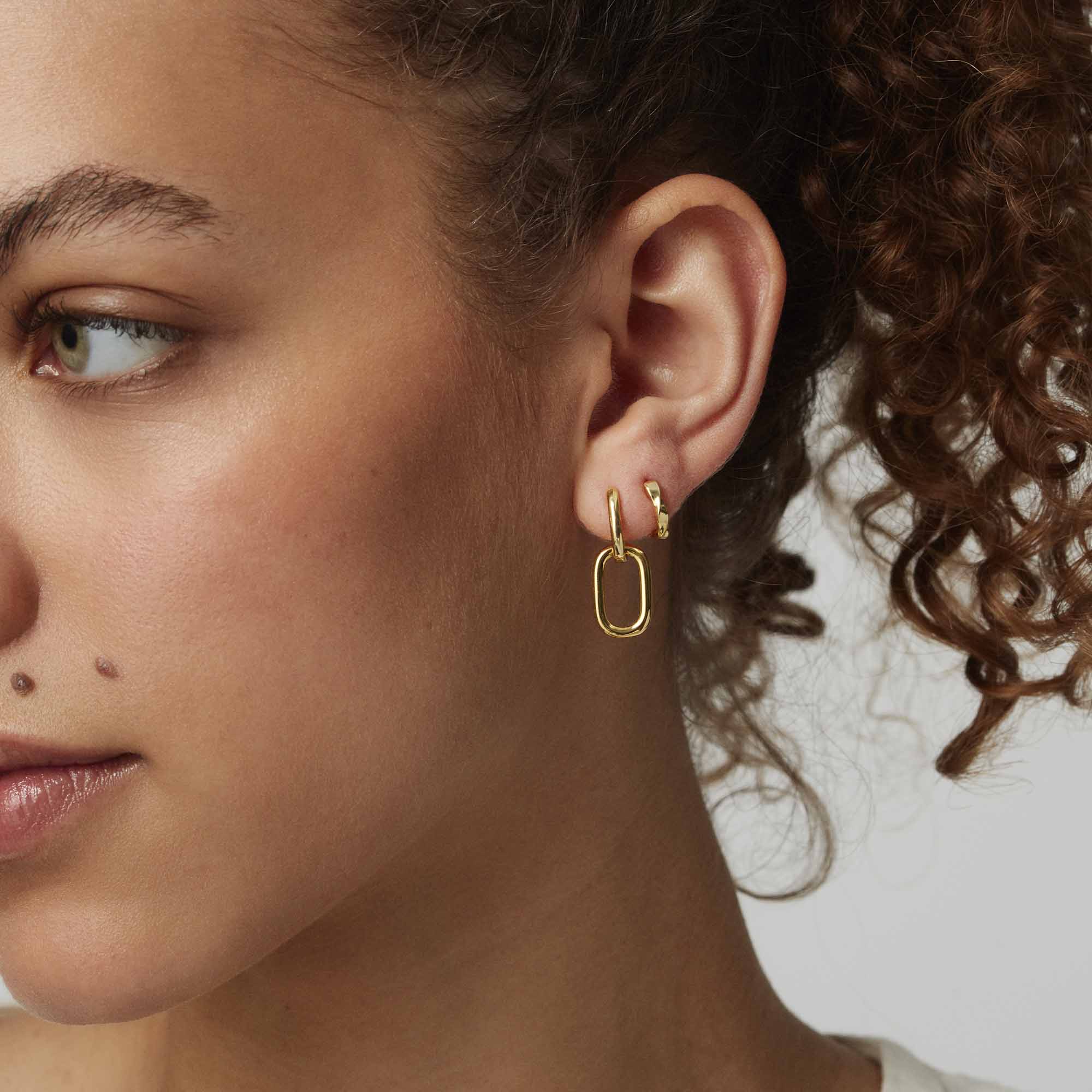 Mini Karma Hoops Gold - Image 3