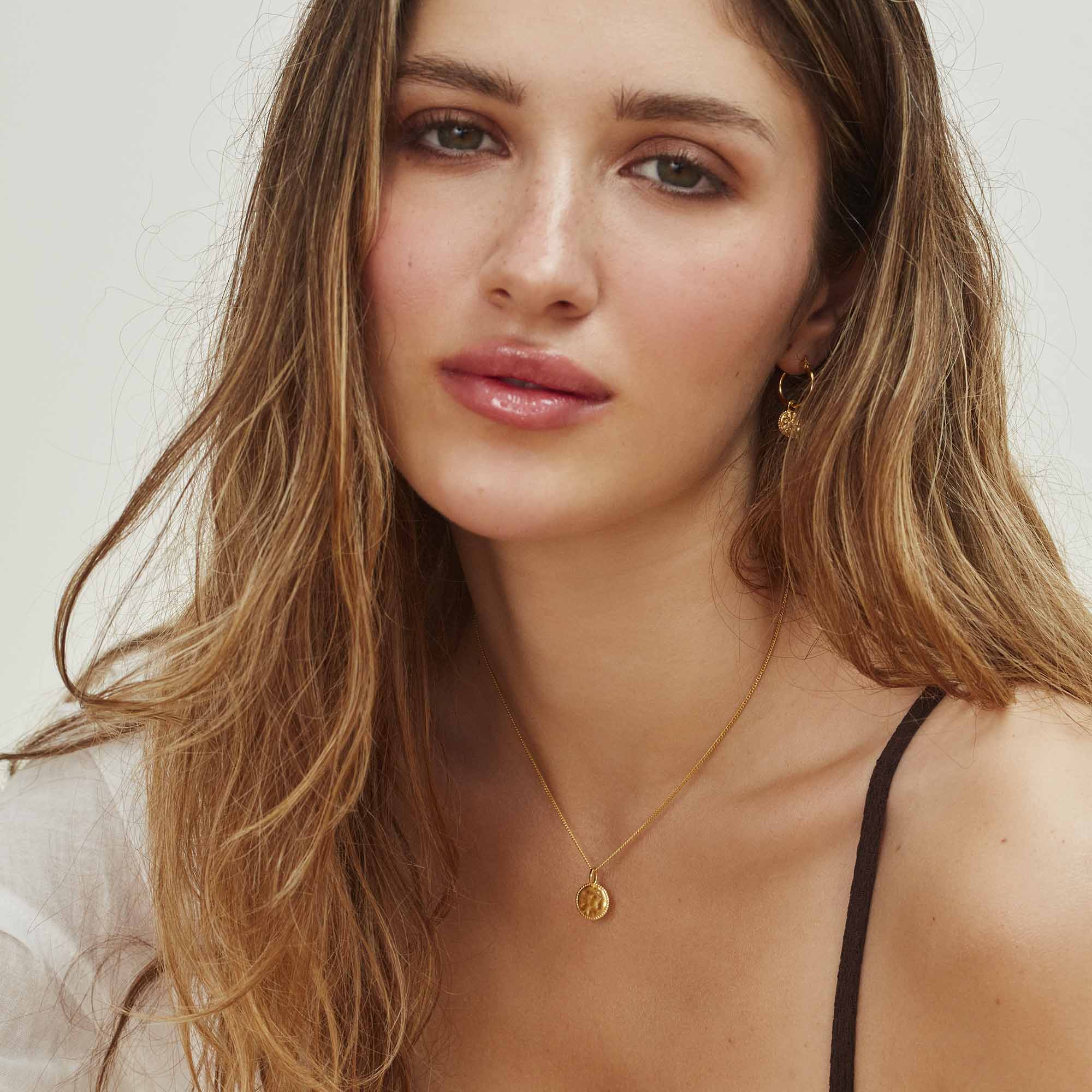 Mini Sun Necklace Silver - Image 3