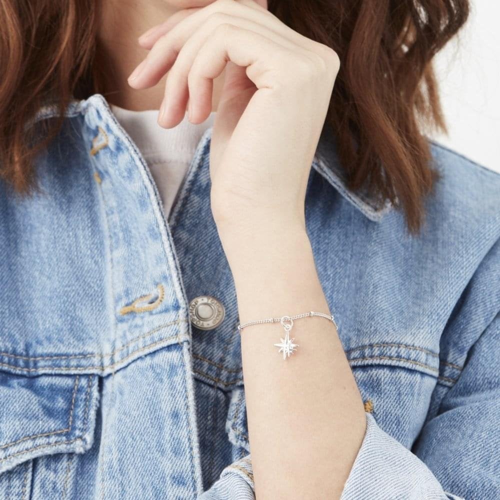 Mother and Child Bead Bracelet Gold - Image 3