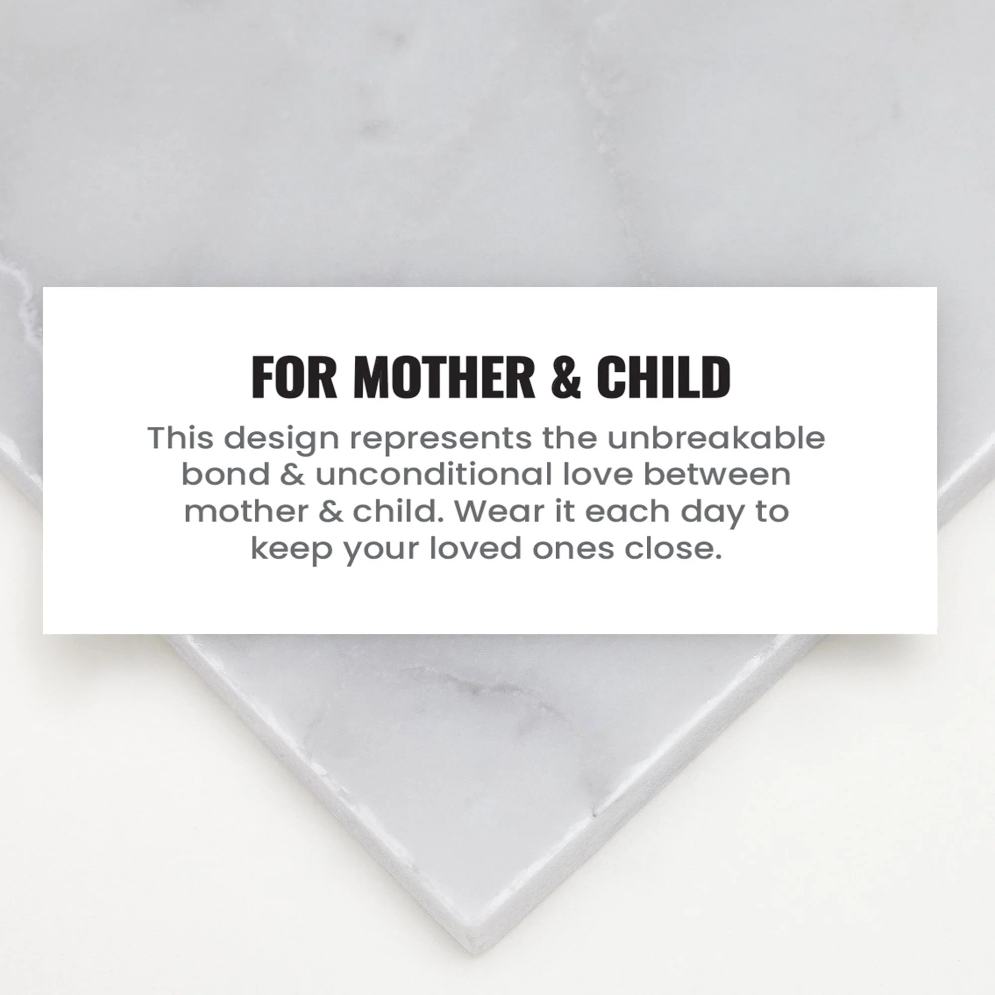 Mother & Child Pendant Silver - Image 4