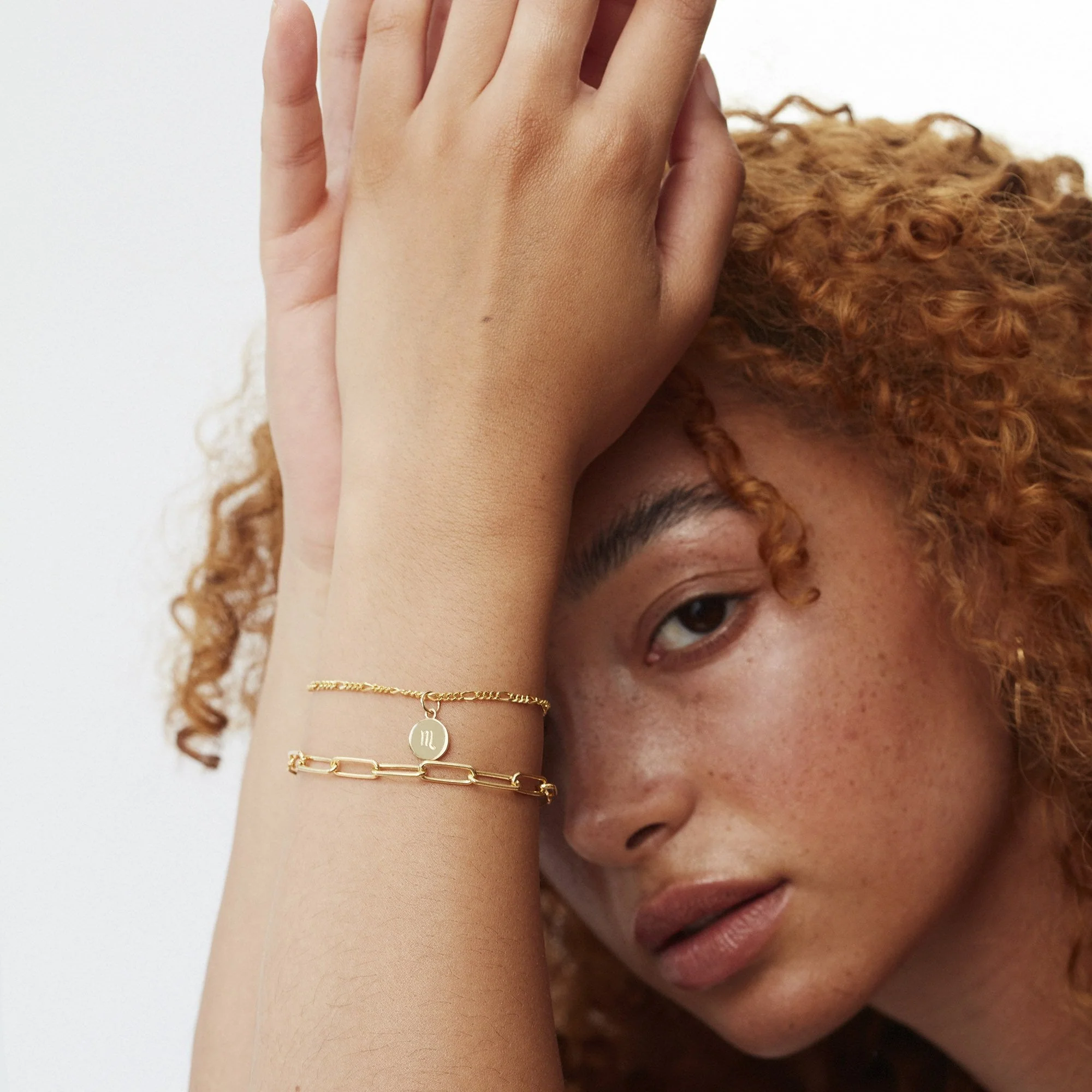 Paperclip Bracelet Gold - Image 3