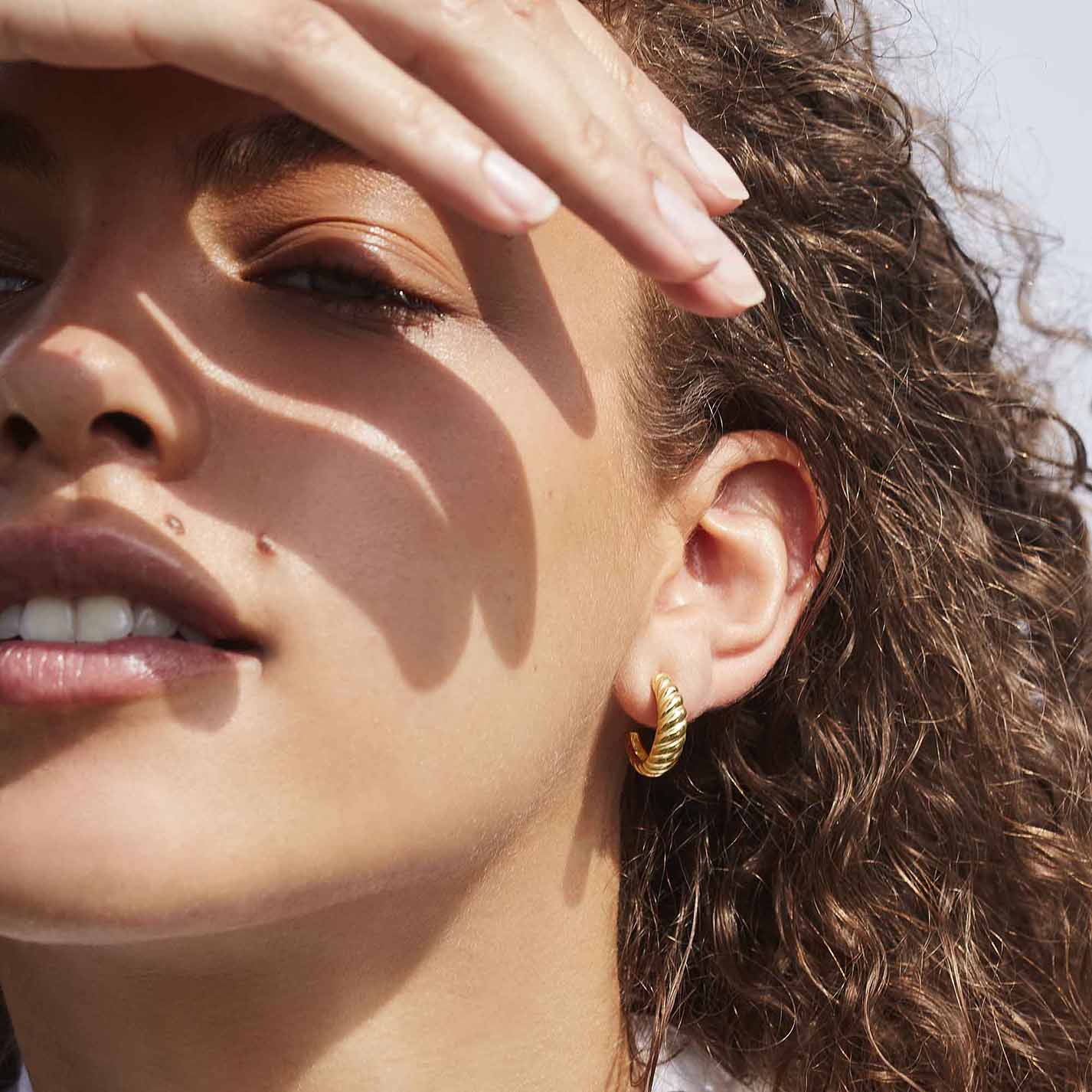 Entwine Hoops Silver - Image 3