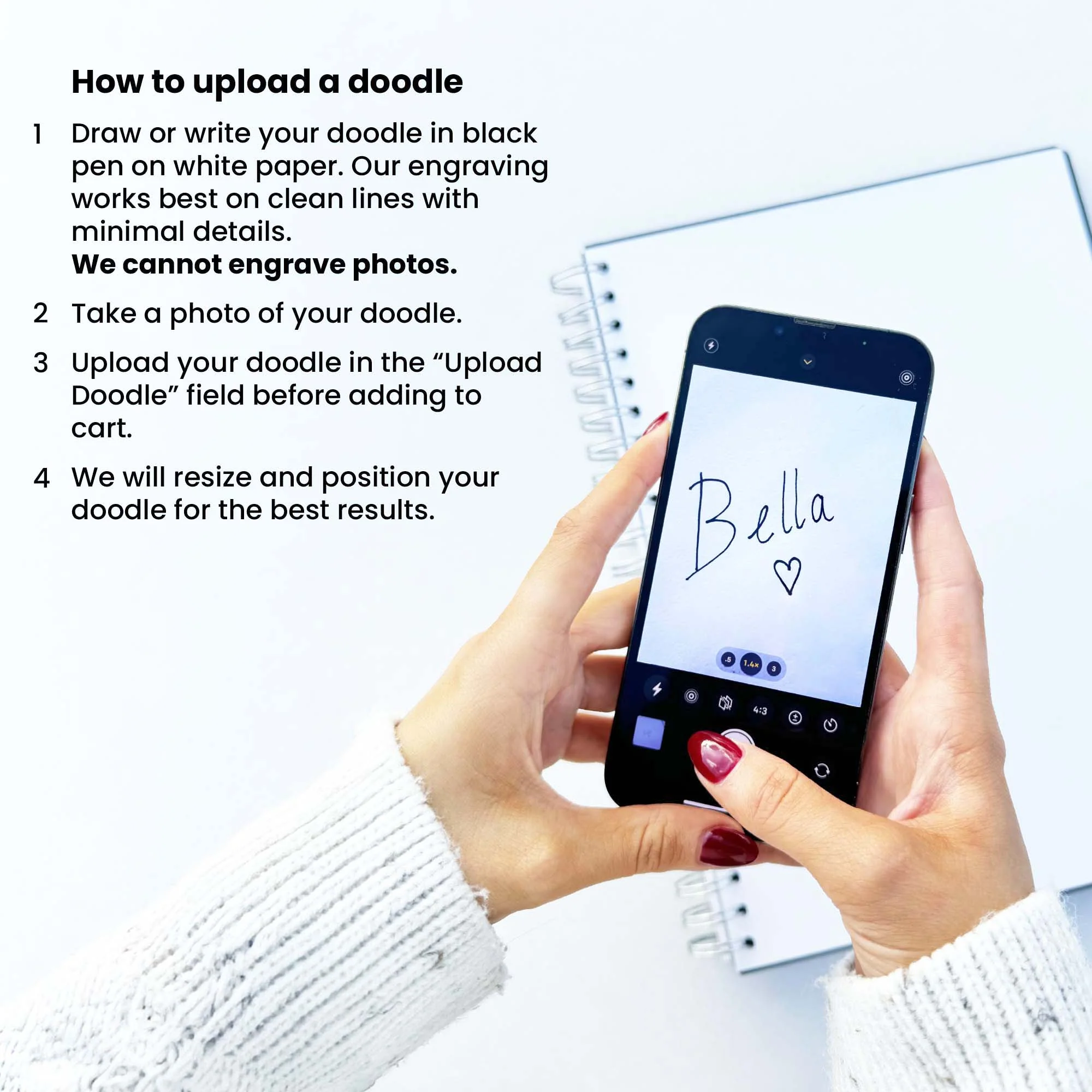 Ripple Tear Drop Necklace Gold - Image 7