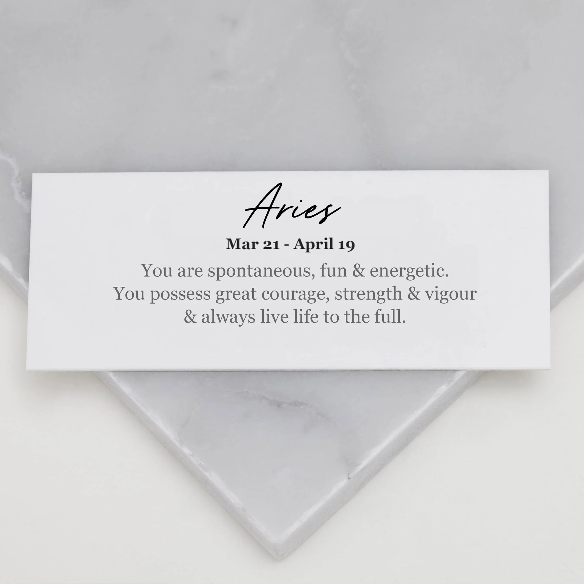 Aries Star Sign Necklace Silver - Image 5