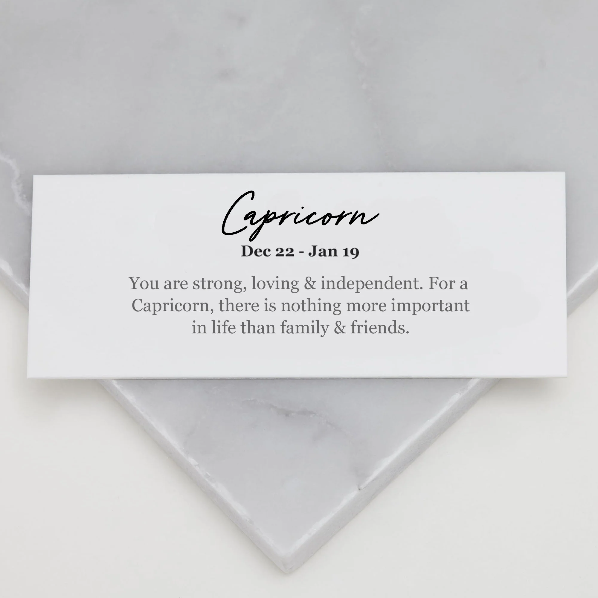 Capricorn Star Sign Necklace Silver - Image 5