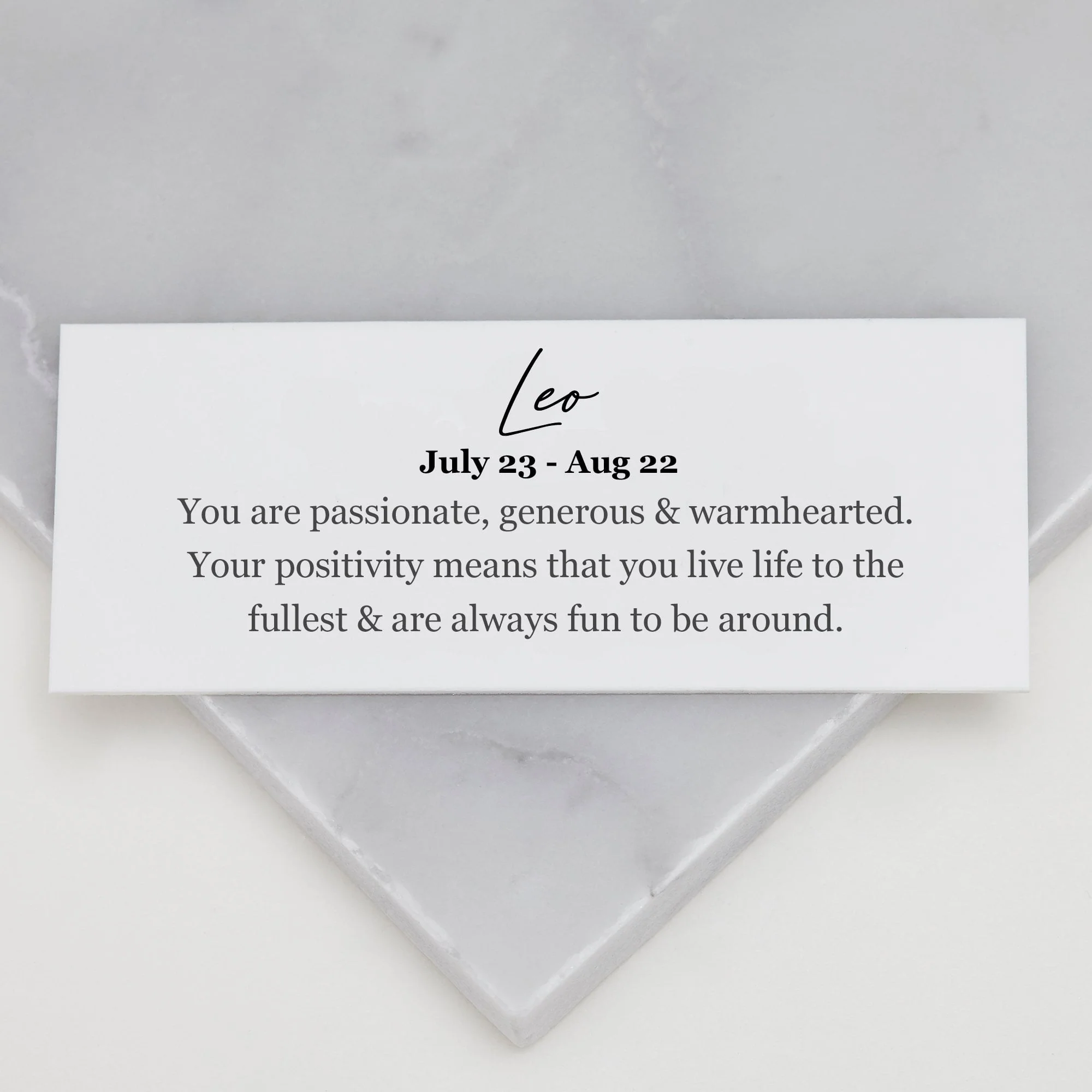 Leo Star Sign Necklace Silver - Image 5