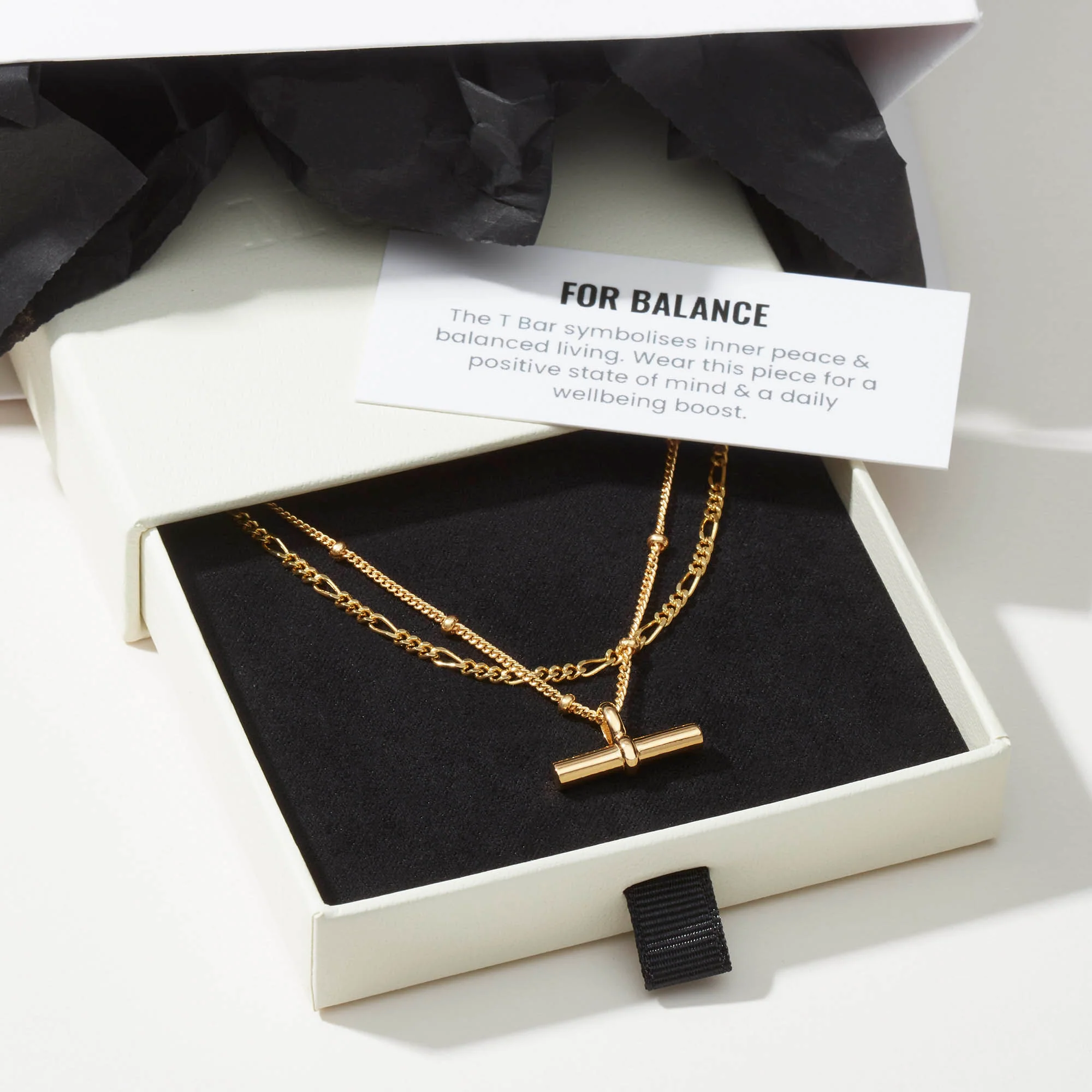 T Bar Layering Set Gold - Image 3