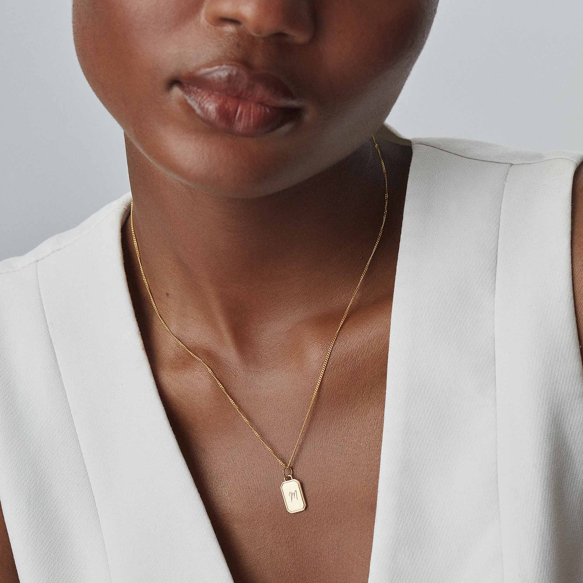 Tag Pendant Silver - Image 3