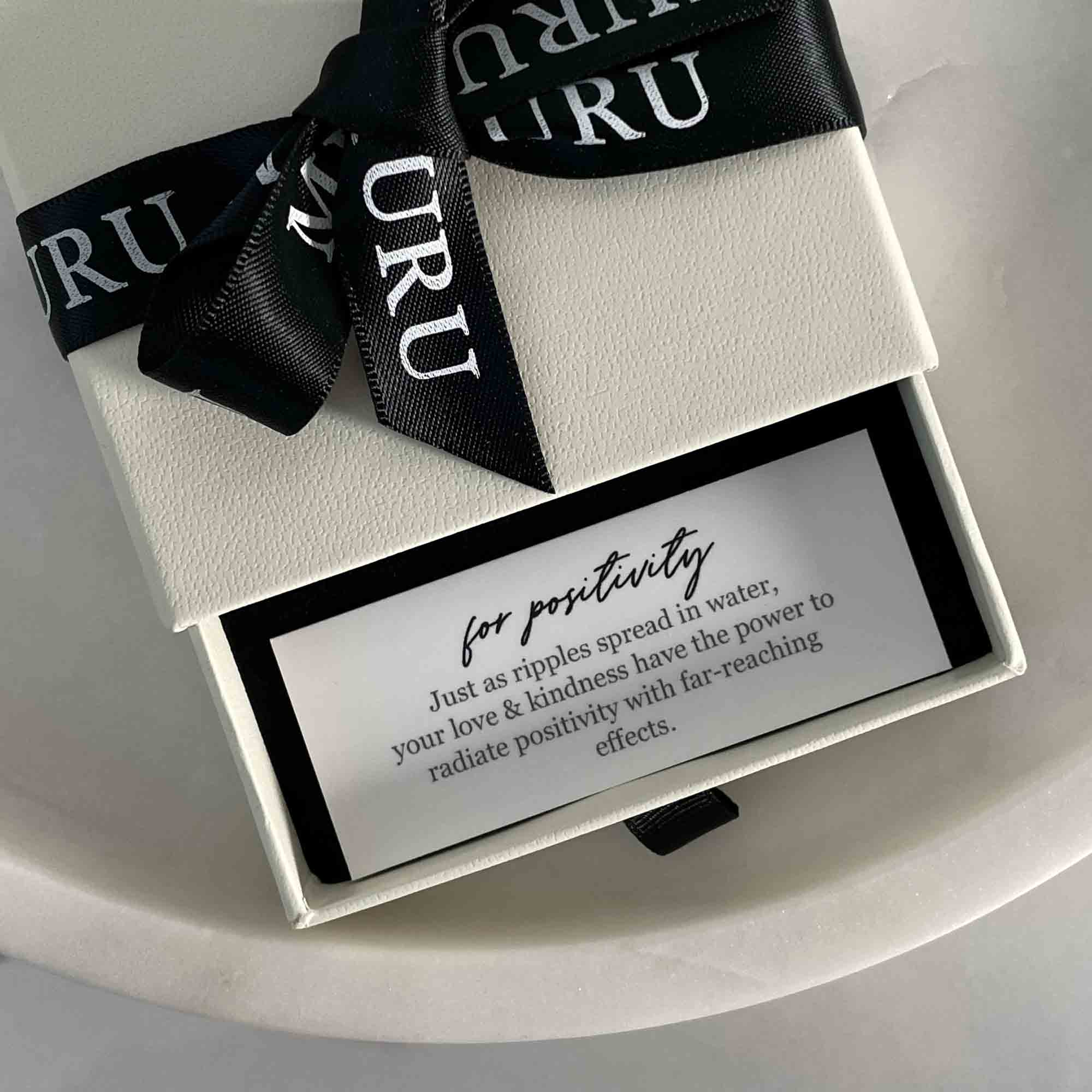 Ripple Hoop Earrings Silver - Image 5